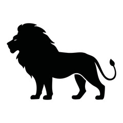 Lion silhouette vector illustration