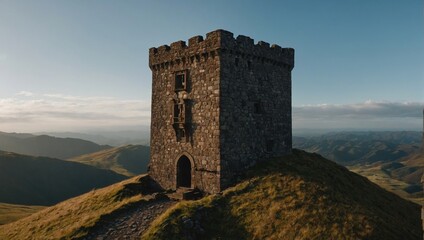 The archer tower offers opportunities for scenic photography adventures