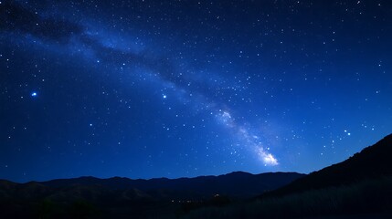 Abstract colorful nebula in deep space.