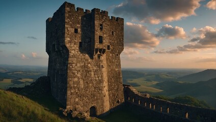 The archer tower provides a picturesque retreat