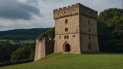 The archer tower provides stunning panoramic views of the surrounding area to behold