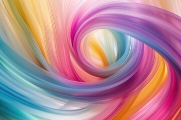 Fototapeta premium Abstract Swirling Colorful Pattern with Gradient Hues