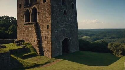 The archer tower reflects the artistry of its creators