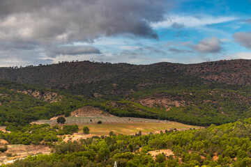 The Mellegue Dam, a Beautiful Oasis in Kef, Tunisia