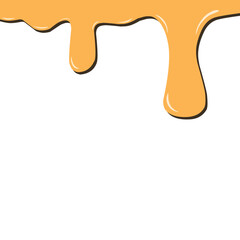 Illustration of melted honey