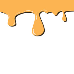 Illustration of melted honey