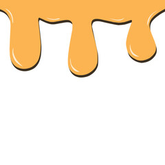 Illustration of melted honey