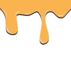 Illustration of melted honey