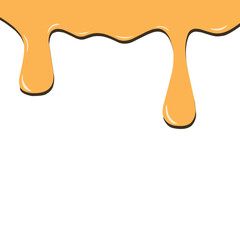 Illustration of melted honey