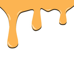 Illustration of melted honey
