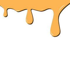 Illustration of melted honey