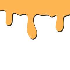 Illustration of melted honey