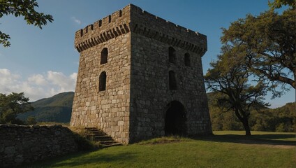 The archer tower remains a symbol of hope and unity for the community and its people
