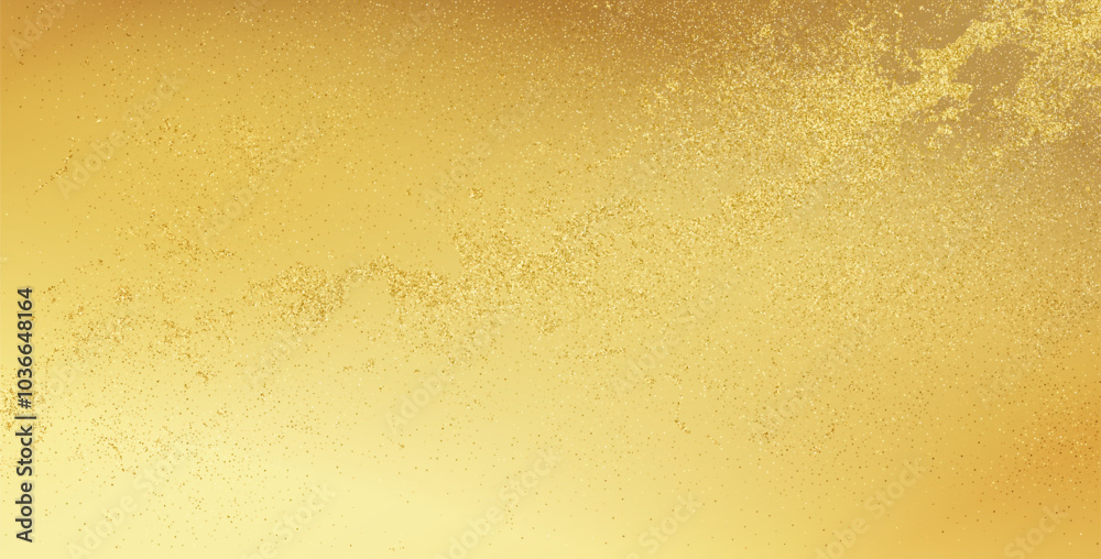 Poster abstract shiny gold glitter design element. for new year, merry christmas greeting card design