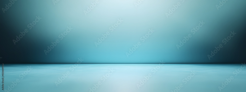 Canvas Prints abstract pastel teal color and gradient cyan light background with mint green table backdrops displa