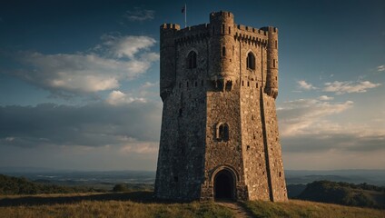 The archer tower serves as a backdrop for family photos and gatherings