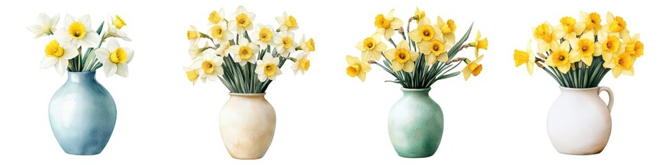 Vibrant watercolor clipart featuring intricate designs, showcasing a blend of colors and delicate details for creative projects.