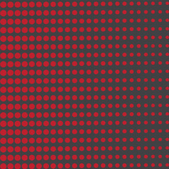 simple rad colour polka dot halftone blend pattern on grey ass color background.