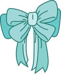 Ribbon on white background. Vector illustration.