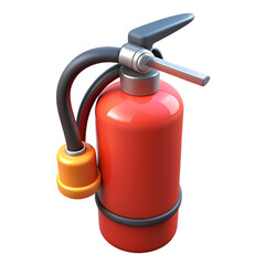 Naklejka premium 3D Fire Extinguisher Icon