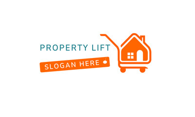 property service investment logo. Home logo design template, Real estate logo