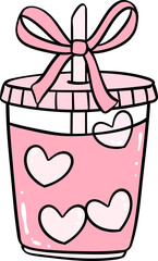 Girly things Coffee Coquette pink Drink
