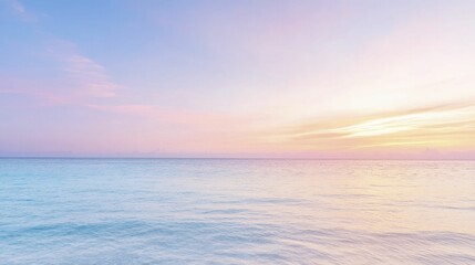 Obraz premium A tropical summer getaway with a crystal-clear ocean and a stunning sunset casting vibrant hues across the sky.