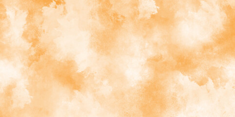 watercolor background textures with clouds and stains, Old paper texture with stains and scratches, Hand painted abstract cloud texture, Paint leaks and ombre effects orange or brown watercolor.