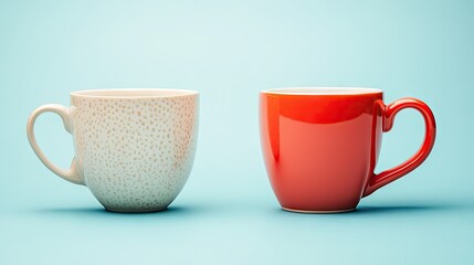 Side-by-Side Comparison of Two Coffee Mugs