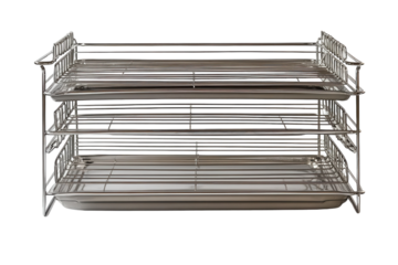 High-Quality Isolated Oven Racks Perfect for Kitchen Design, Culinary Blogs, and Cooking Resources