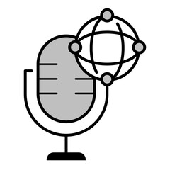 Voice Filtering Icon. AI-Based Voice Refinement and Processing Symbol – Vector Illustration for Audio Technology Concepts
