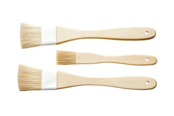 High-Quality Pastry Brushes Isolated on transparent Background for Baking and Culinary Arts Usage