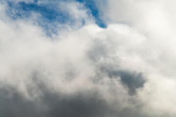Storm clouds with blue sky in outback Australia.