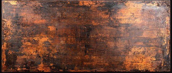 Abstract Rusty Texture with Dark and Orange Tones