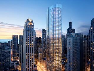 Obraz premium Exploring the Intersection of Technology and Human Interaction in a Digital Landscape