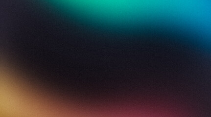 Red orange blue dark color wave grainy backdrop design, abstract vibrant colors flow lines noisy gradient texture, header, banner, poster, empty space.