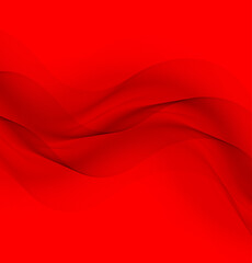 Red background spiral illustration with gradient color