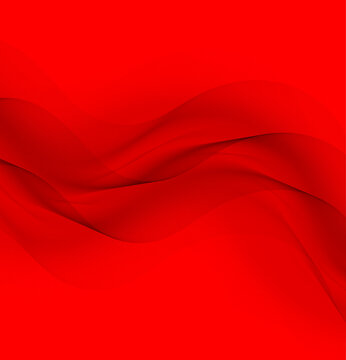 Red background spiral illustration with gradient color