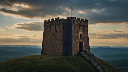The archer tower serves as a historical guide for all who enter