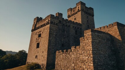 Fototapeta premium The archer tower serves as a reminder of shared history