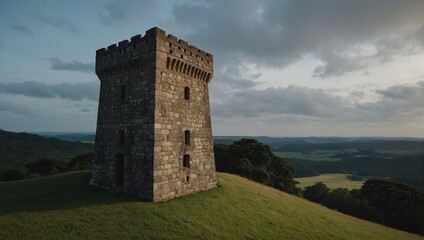 The archer tower serves as a sanctuary for artists and dreamers alike