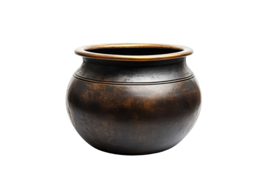 Magical Potion Cauldron Isolated on transparent Background for Fantasy Themes, Illustrations, and Design Projects