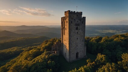 The archer tower showcases the artistry of local craftsmen and builders