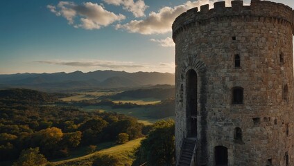 The archer tower showcases the beauty of ancient craftsmanship