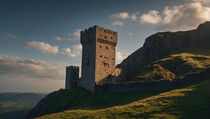 The archer tower showcases the beauty of craftsmanship