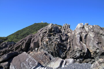 室戸岬　室戸ユネスコ世界ジオパーク　秋　（四国　高知県）