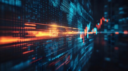 Abstract Arrow Collage for Futuristic Digital Business and Economy Strategy