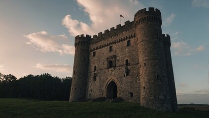 The archer tower stands as a sentinel of peace