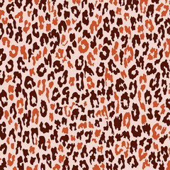 Halloween Day leopard pattern seamless background and printing or home decorate and more.