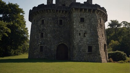The archer tower stands as a timeless sentinel of the village's history